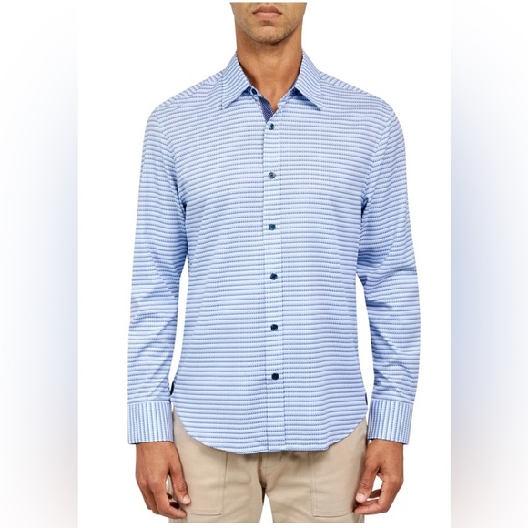 Construct Houndstooth Dress Shirt - Picture 1 of 7